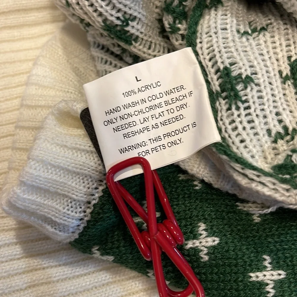 Wondershop Pet Sweater size‎ large bundle of 2 sweaters